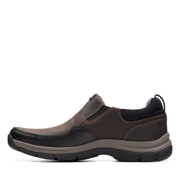 NWT Clarks Men’s Walpath Step Loafer Dark Brown Size 10 Wide